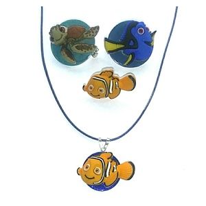 Disney Finding Dory Nemo Inspired Jewelry 4 ct